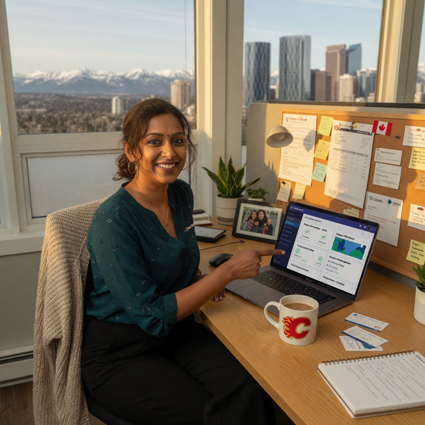 Canadian engineering firm team collaborating on cyber compliance documentation with Readiness AI